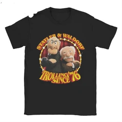 T-Shirts Trolling 76 Since Statler And Waldorf Muppet Show T Shirts for Men Cotton Tee Shirt Short Sleeve Clothes Party