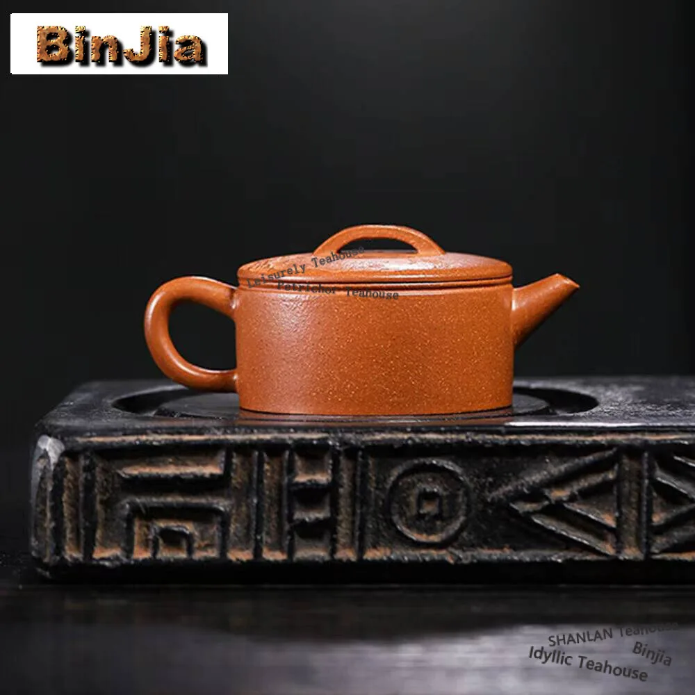 120ml Handmade Tea Set Kettle Chinese Purple Clay Hanwa Teapots Household Filter Tea Pot Drinkware Portable Travel Drinkware