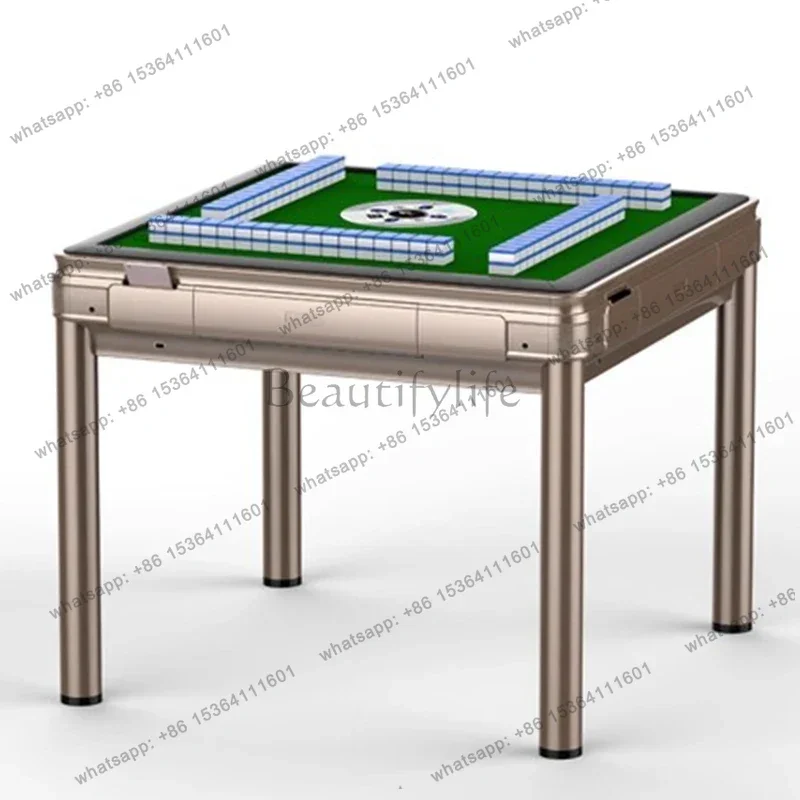 PG Nordic Creative Mahjong Table Automatic 2-in-1 Dining Table Electric Mahjong Table Creative Home Space Saving Furniture FYMT