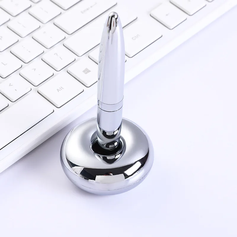 1Pc New Magnetic Levitation Metal Gel Pen Rollerball Ballpoint 1MM Signing Pens for Office Students Business Stationary Supplies image 2