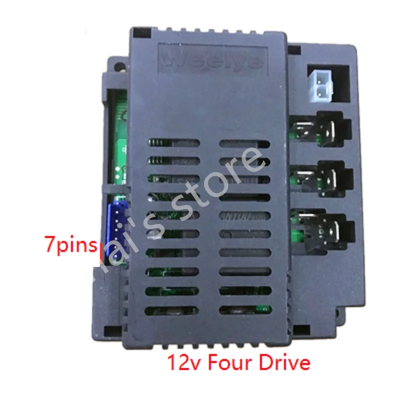 Weelye RX19 12V 7pin quattro unità bambini ricevitore auto elettrica Controller veicolo elettrico accessori giocattolo 2.4G Bluetooth