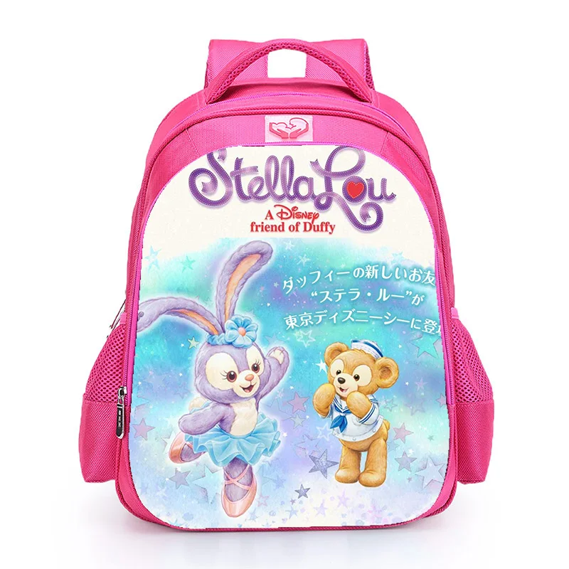 

16 inch Disney Linabell Stella Lou Children School Bags Orthopedic Backpack Kids School Boys Girls Mochila Infantil Catoon Bags