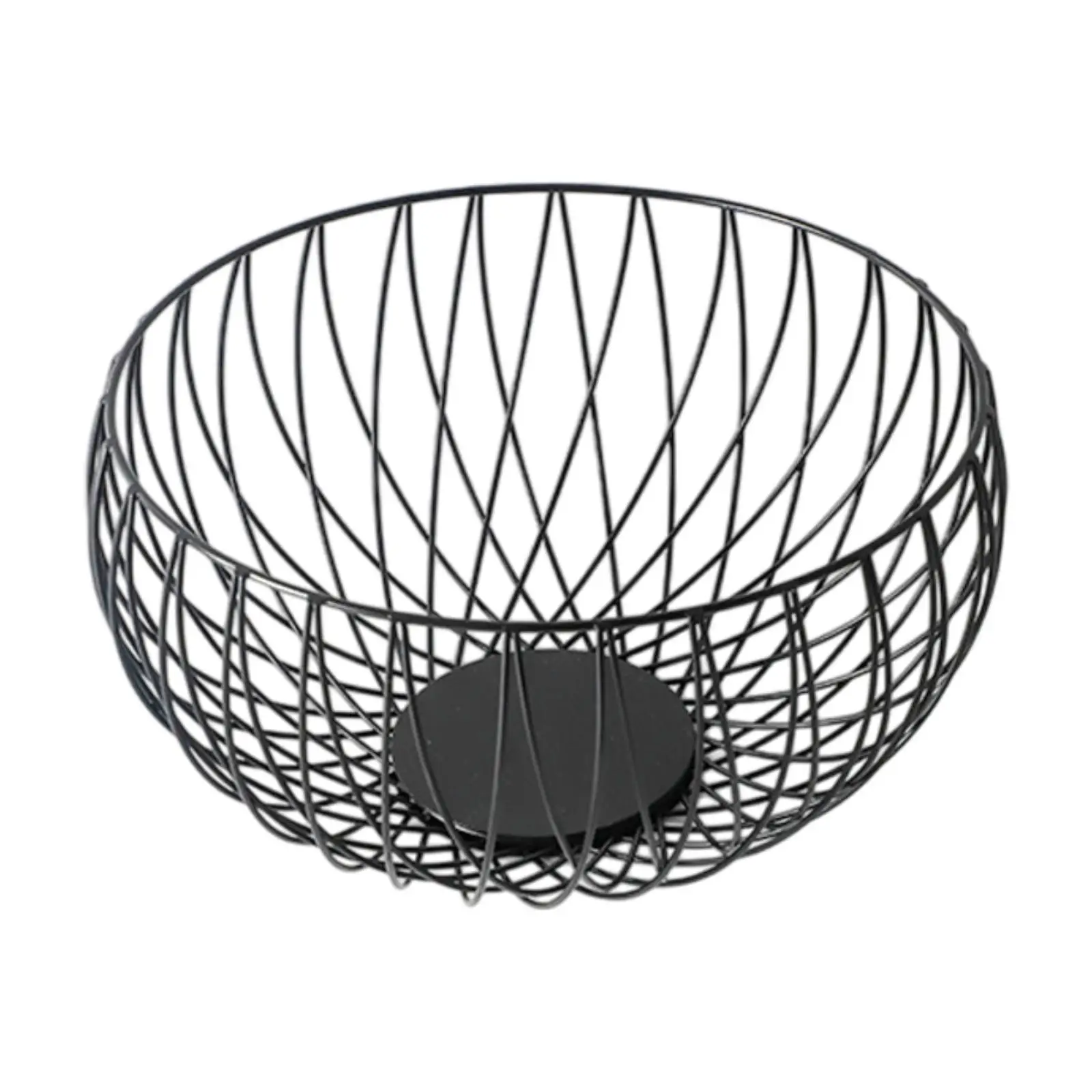 

Fruit Bowl Basket Round Storage Basket Space Saving Vegetables Storage Rack Coffee Pod Holder for Candy Lemon Dry Pots Orange