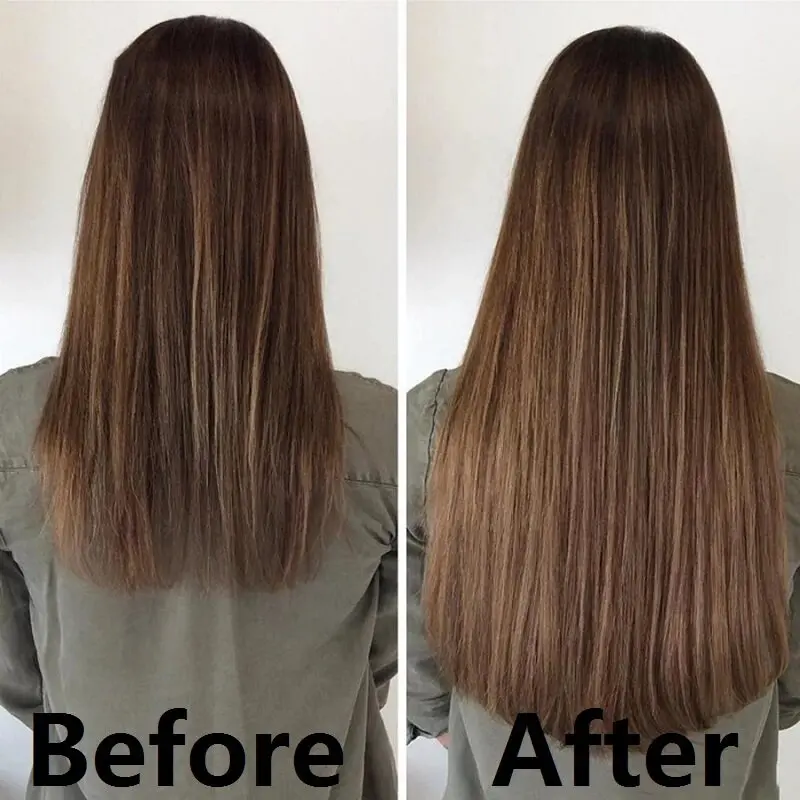 الاصطناعية 6 قطعة/المجموعة طويل مستقيم كليب في الشعر التمديد غير مرئية سلس 2026 أسود براون هيربيسي للنساء