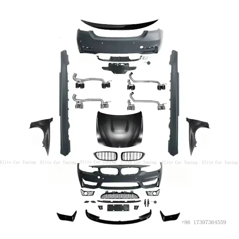 

Комплект обвеса M4 Style (передний и задний бамперы, боковые юбки) для BMW 4 серии F32 F33 F36