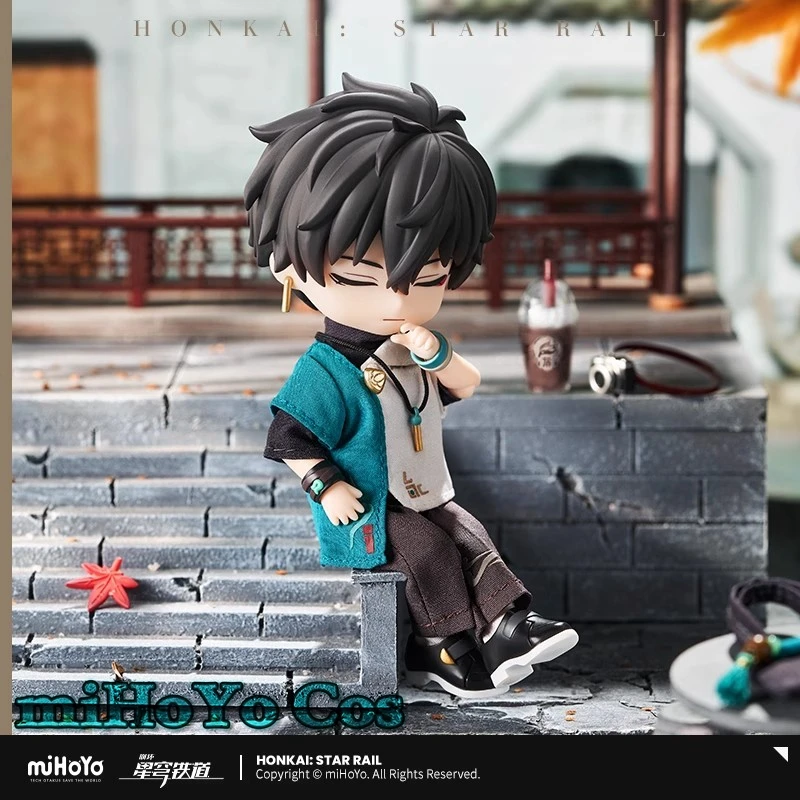 [حقيقي] MiHoYo Game Honkai Star Rail DanHeng Anime Cartoon Desktop Collection Decoration Cosplay Accessories Halloween