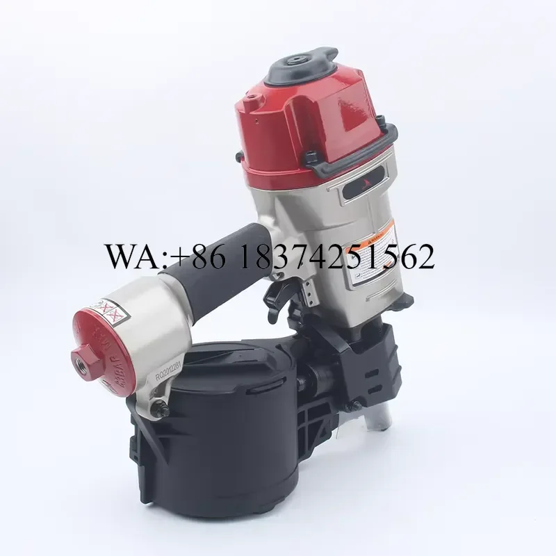Wmwmnu for YOUSAILING CN80 Industrial Pneumatic Coil Nailer Air Nail Pneumatic Nailing Nail Length 50mm-83mm