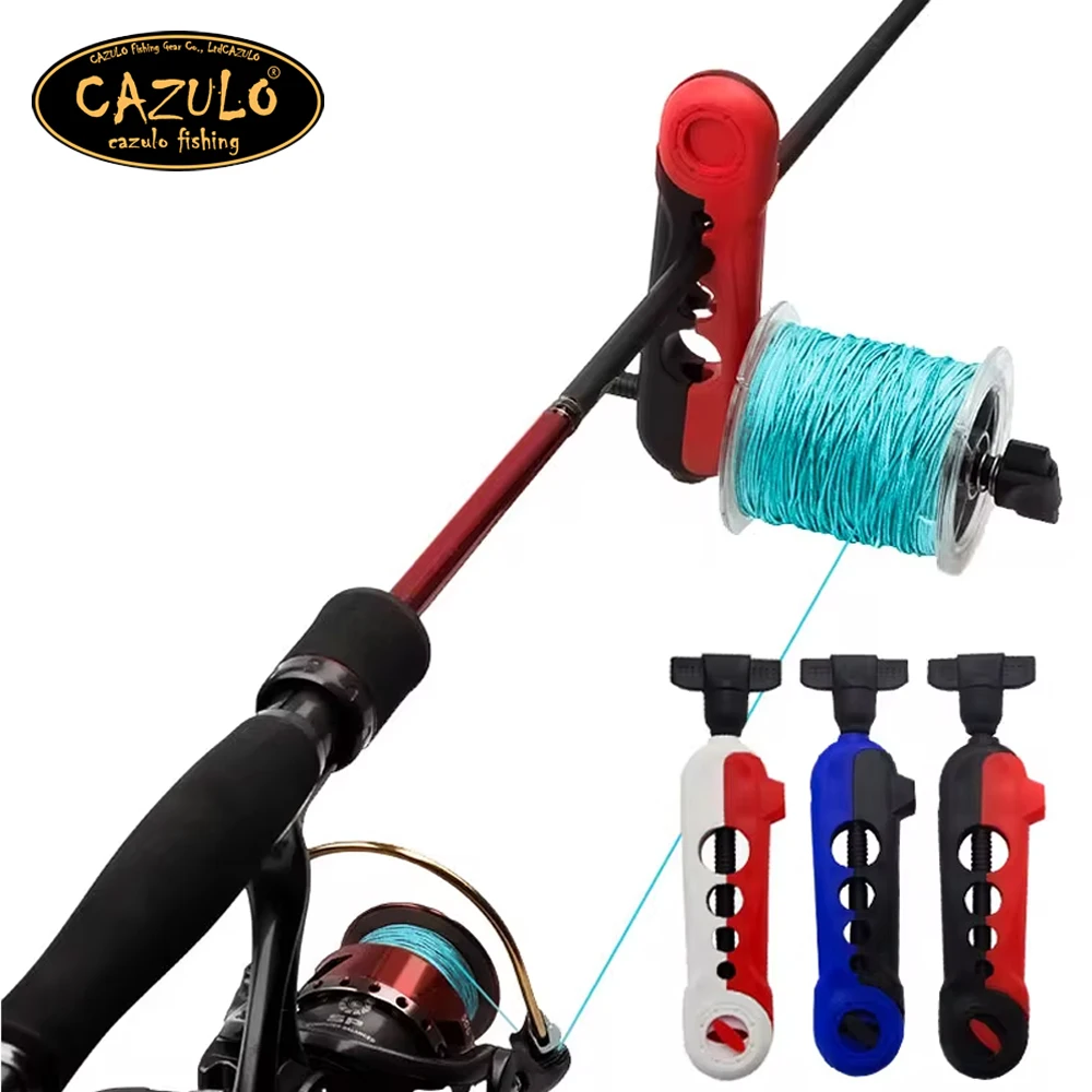 CAZULO Angelschnur Wickler Tragbare Rad Linie Spooler Maschine Spinnrad Baitcastingrolle Spooling Karpfen Angeln Ausrüstung