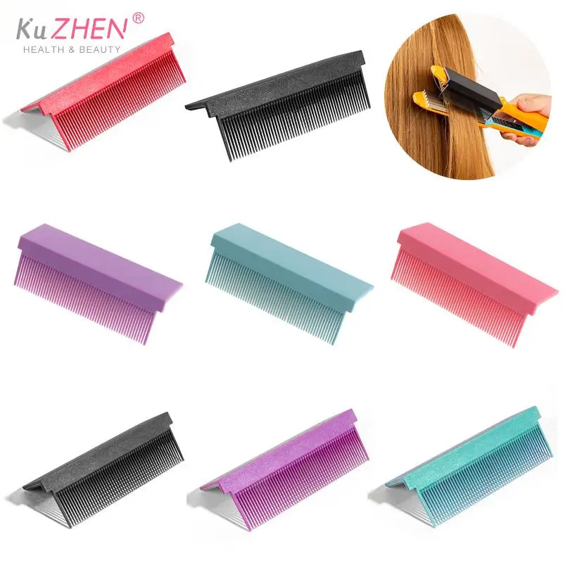 

1pc V Type Washable Folding Hair Straightener Comb Hairdressing Brush Comb Hair Styling Clip Tool Barber Accessorie Comb مشط شعر