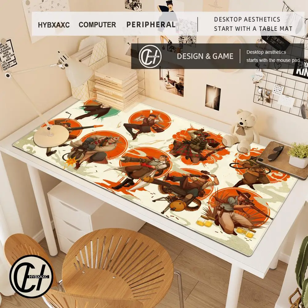 Mouse Pad Varmilo Team Fortress 2 Mouse Pad Desk Cute HD Desk Pad Extended Gaming Keyboard Mats Large XXL Gamer Mousepad 90x40