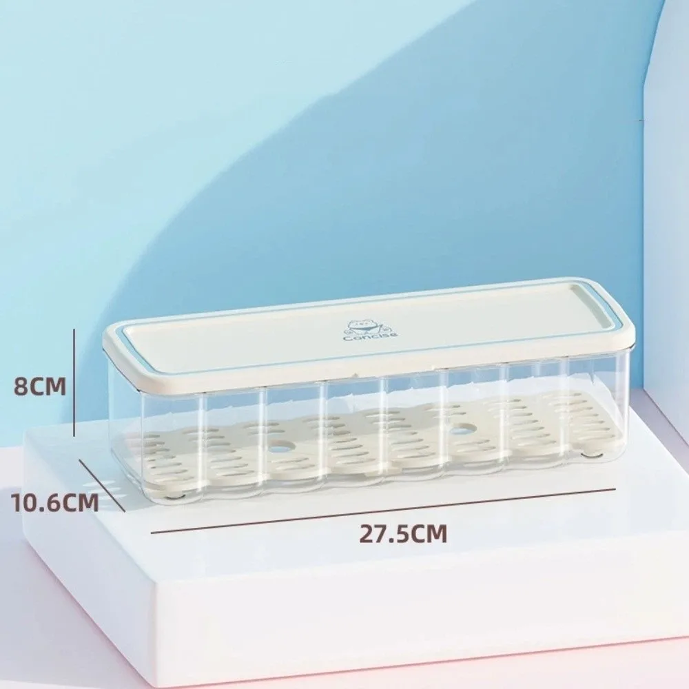 

Transparent Chopstick Organizer with Drain Tray Multifunction Dinnerware Holder Plastic Chopstick Box For Utensils Drawer Spoons