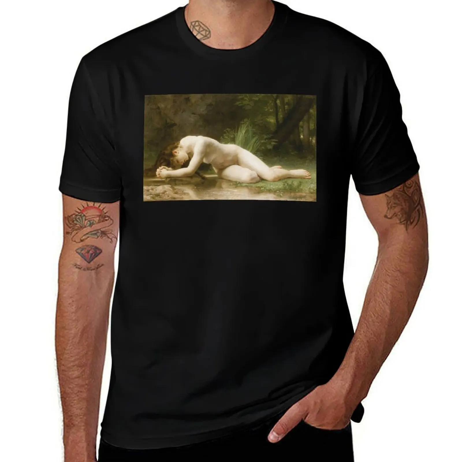 

Biblis by William-Adolphe Bouguereau T-Shirt funny shirt cotton quick-drying graphic tee shirt vintage t shirt men