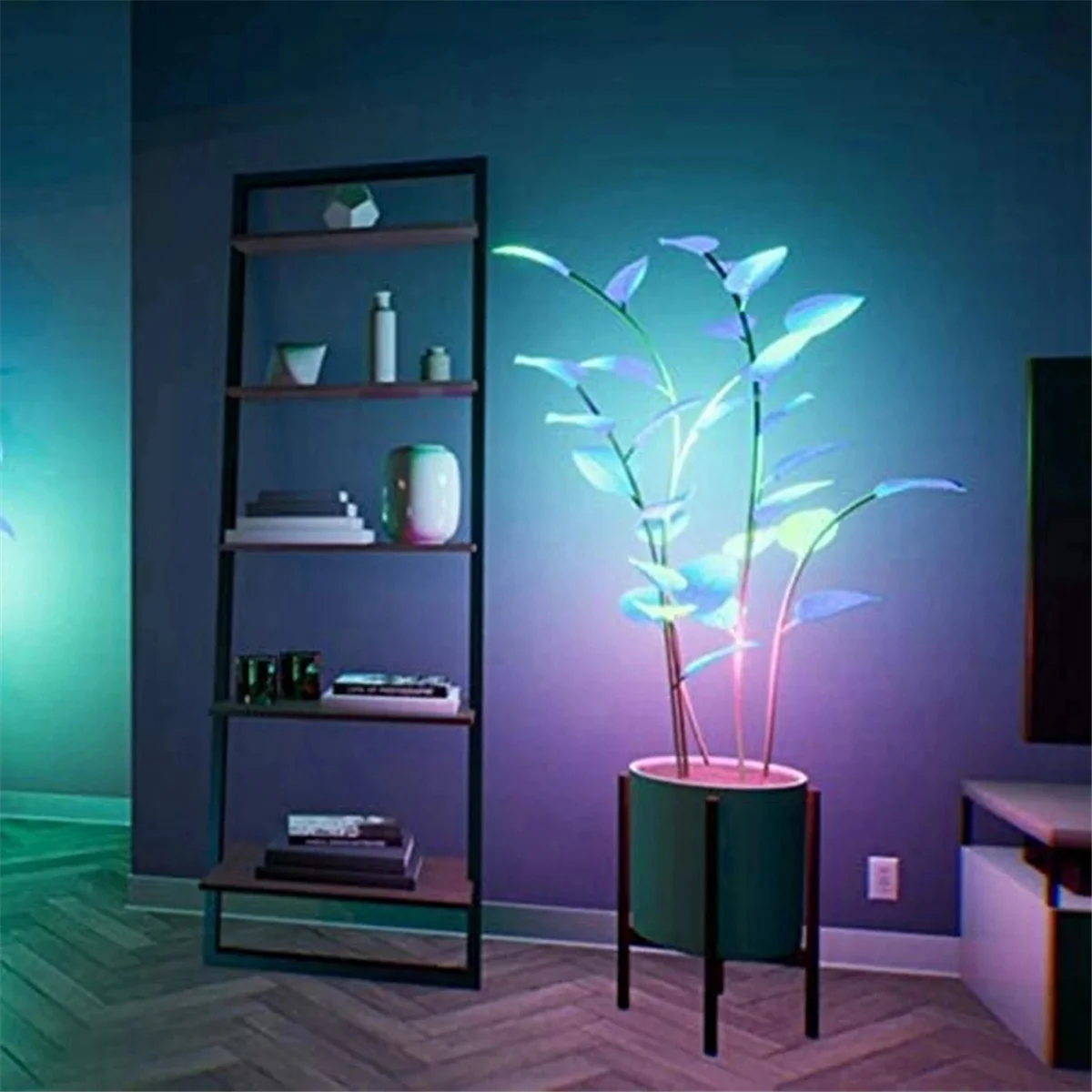 

LED Houseplant Lamp Indoor Decor Atmosphere Night Light Changeable Color Plant Lamp for Home Decor Bonsai Lights