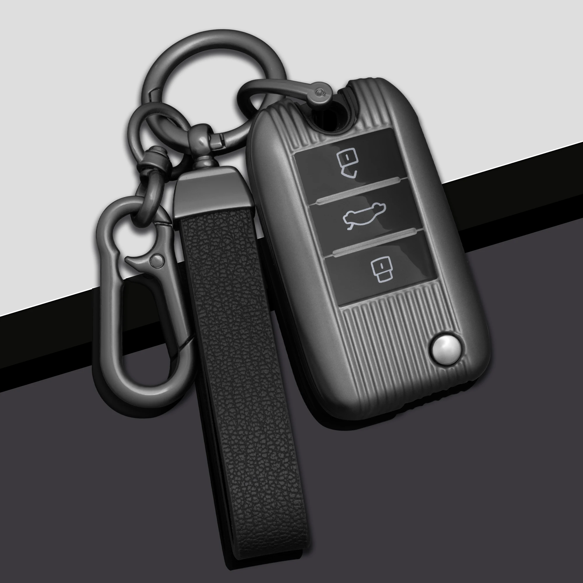 Car Key Case Cover For MG3 MG5 MG6 MG7 MG ZS GT GS 350 360 750 W5 Roewe RX5  Keychain Cover Case Holder Accessories