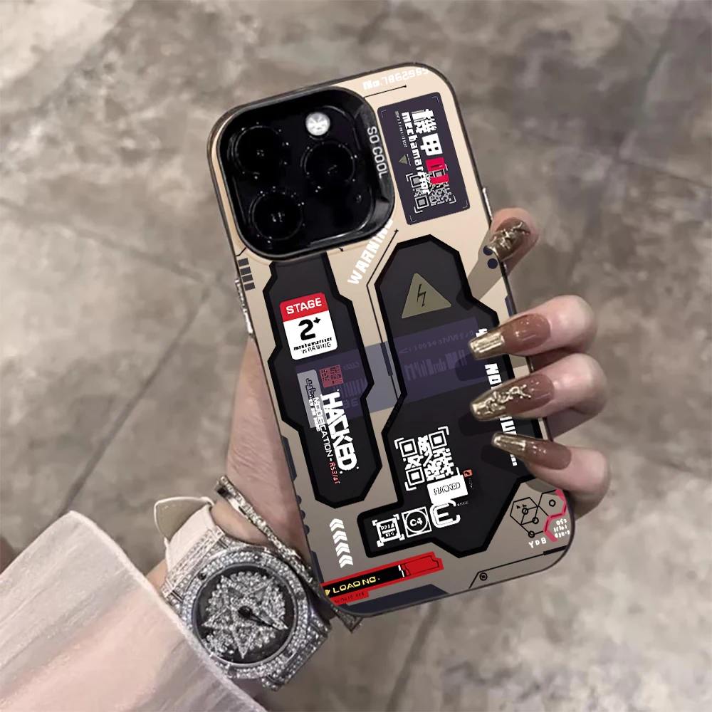 Hacker Creative Mecha Handyhülle für Xiaomi Redmi Note 17 Pro Max Hüllen für Redmi Mi 11 Lite 5G 12 14T 15T 13T Pro Lederhülle – Detail 4