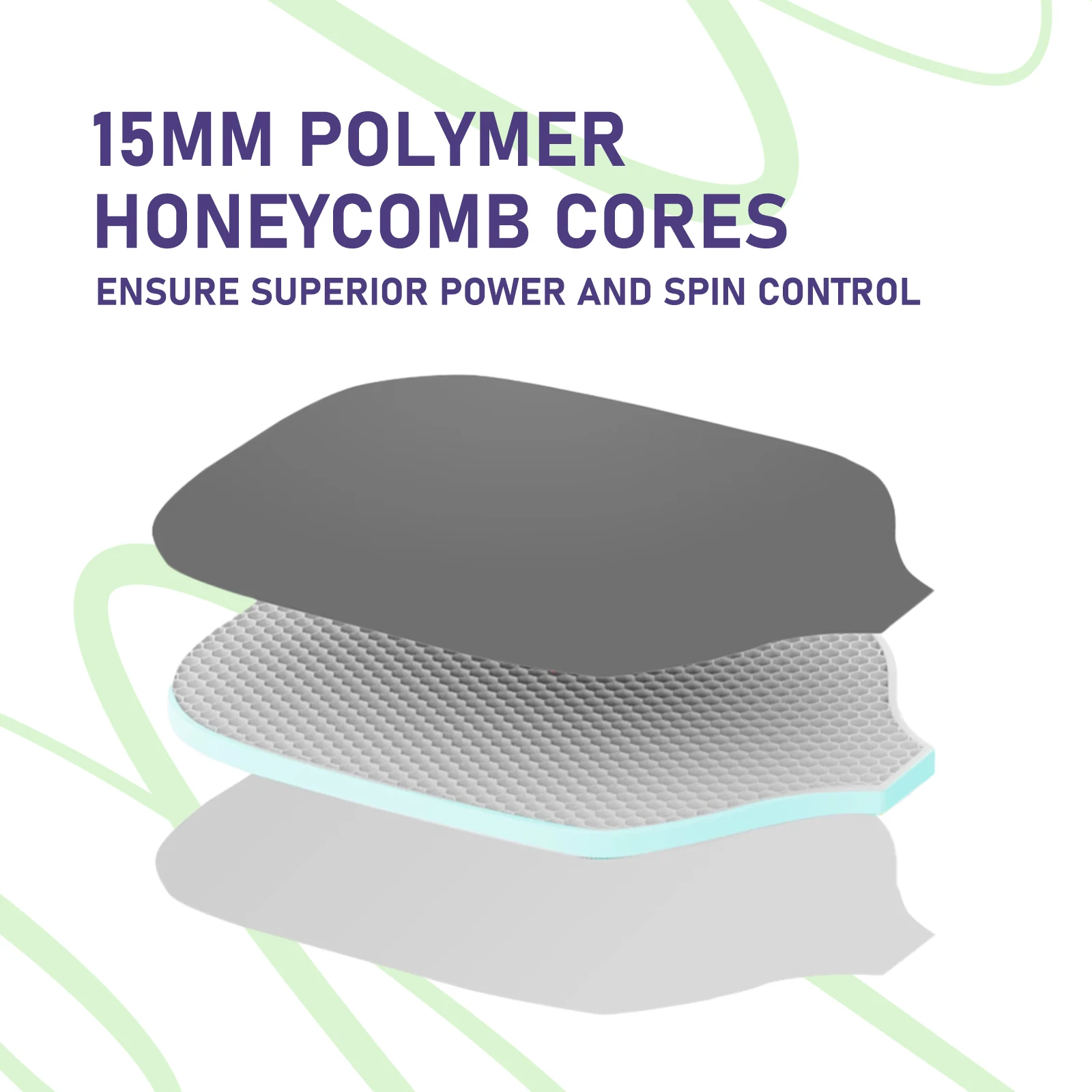 كاواساكي بيكل بول مجداف أورورا 15 ملم مضرب مخلل من الألياف الزجاجية للمبتدئين في الهجوم