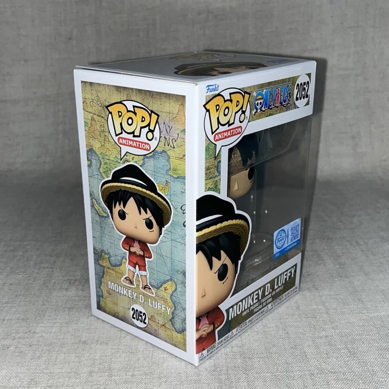 Figura Funko Pop Oficial y Original de One Piece: Monkey D. Luffy # Figura de acción coleccionable 2052, muñeco de edición limitada, juguete de regalo