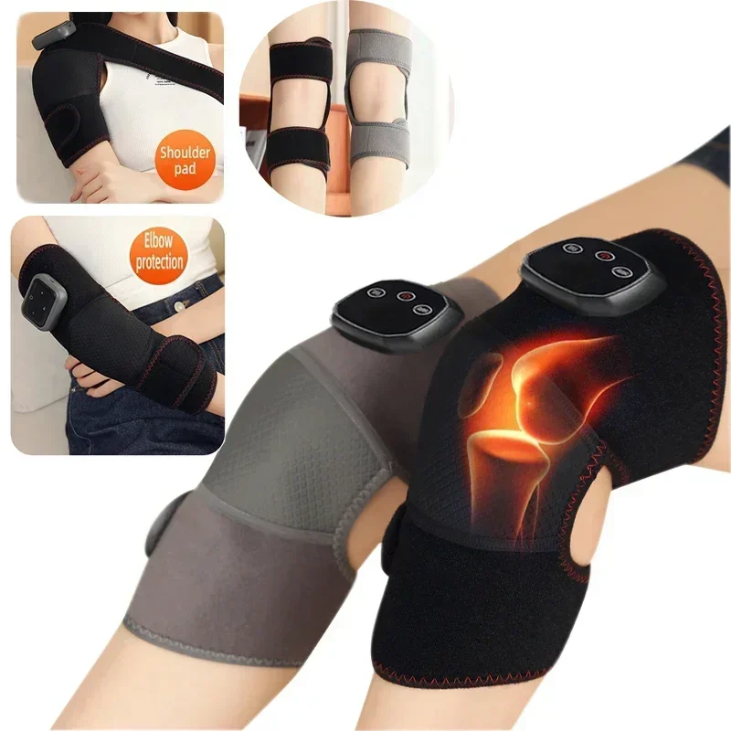 

New Electric Heating Knee Protection Massage warm Compress Joint Protection Neck Shoulder Vibration Pressing Intelligent health