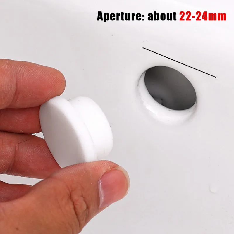8-2pcs Bathroom Rubber Wash Basin Overflow Ring Kitchen Sink Washbasin Drain Seal Stopper Bathtub Drain Cap Plug Accessories