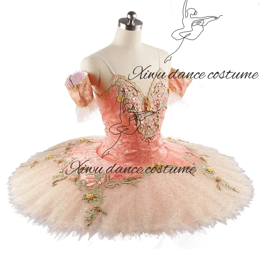 2025 nuevo vestido de ballet de Hada y mariposa falda de actuación de competición traje de actuación de tutú profesional GDC byMib profesional