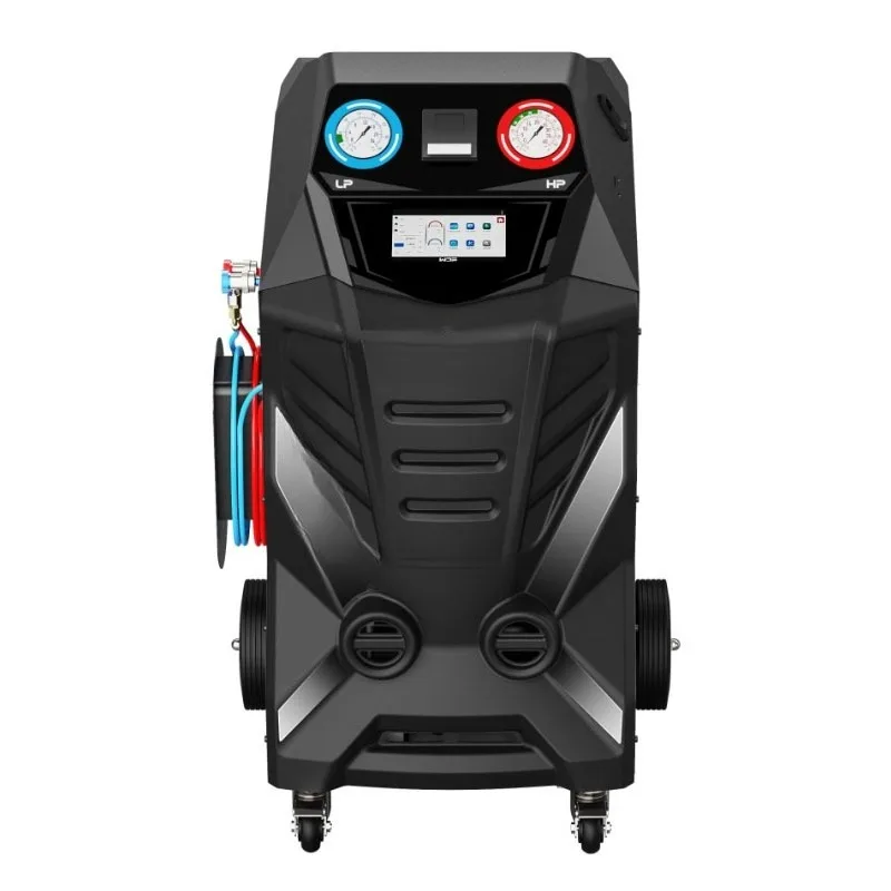 Fully automatic refrigerant recovery and filling machine, refrigerant machine database with printing 7-inch touch screen