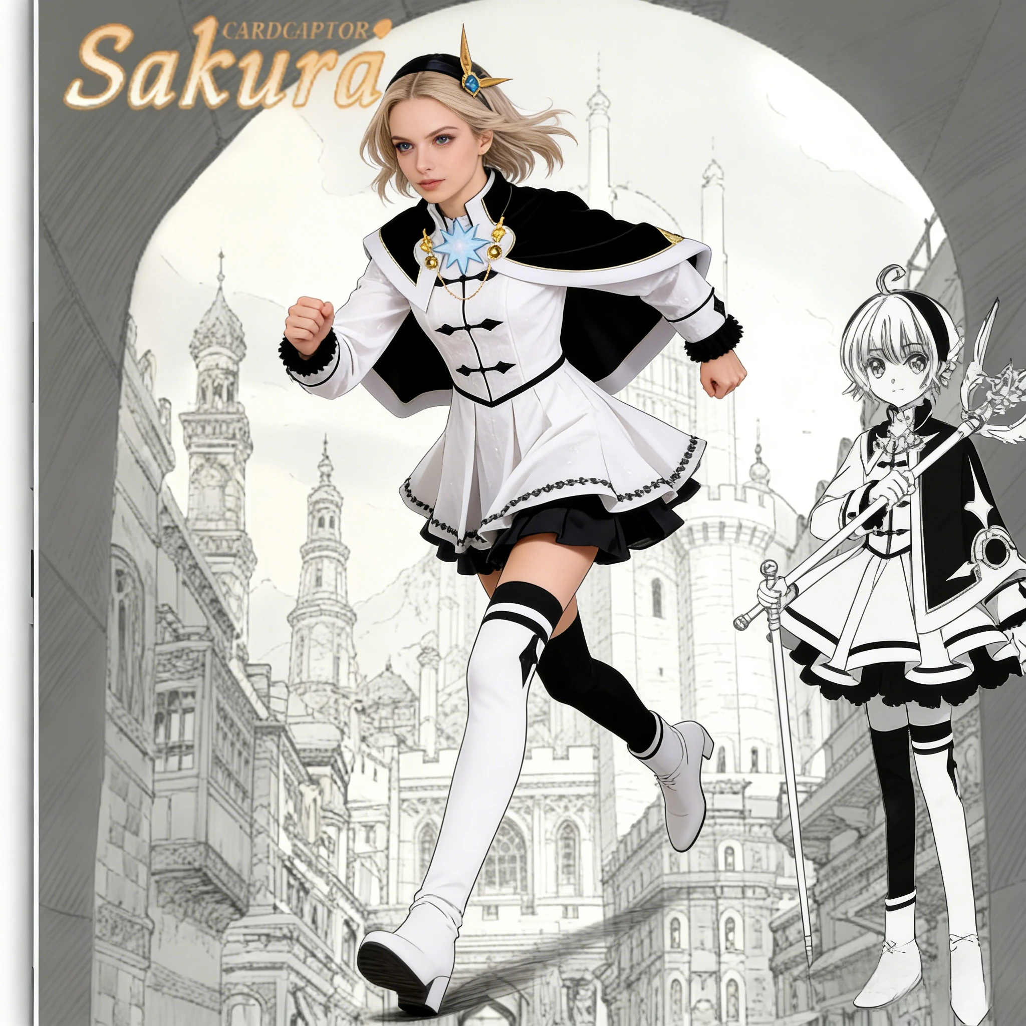 

Anime Card Captor Sakura Keychain Kinomoto Syaoran Li Role-play costume The Latest Unisex Halloween Is Lovely and Gorgeous