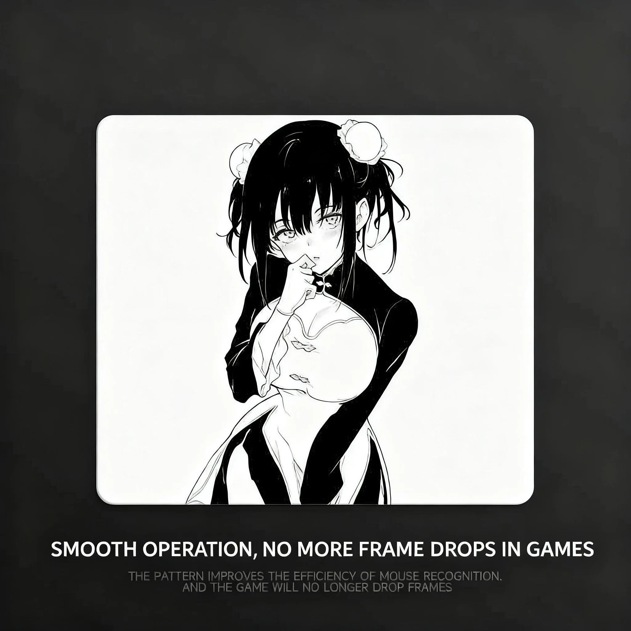 Comics Characters Glass Gaming Mouse Pad Frosted Surface Desk Tempered Glass Mouse Pad E-Sports FPS Game Glass Mat Mouse Pad