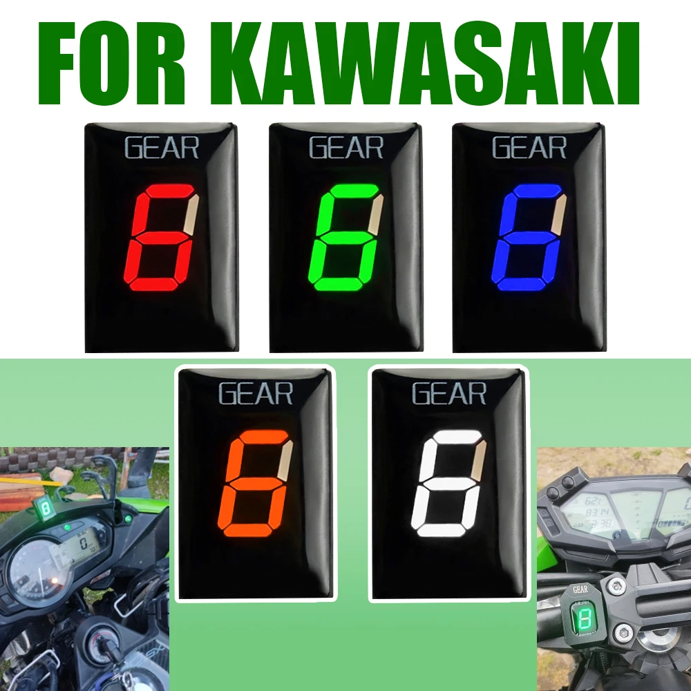 Motorcycle Gear Indicator Speed Display Meter Ecu Direct Mount For Kawasaki ZX6R 636 ZX-6R 10R ZX10R Brute Force 750 Teryx ATV