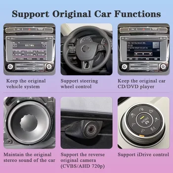 Bezdrátové rozhraní BONROAD CarPlay s Androidem pro Volkswagen VW Touareg RNS850 2010-2018 Mirror Link Airplay BT GPS dekodér 8 nejlepší prodej příslušenství k Touaregu - №5