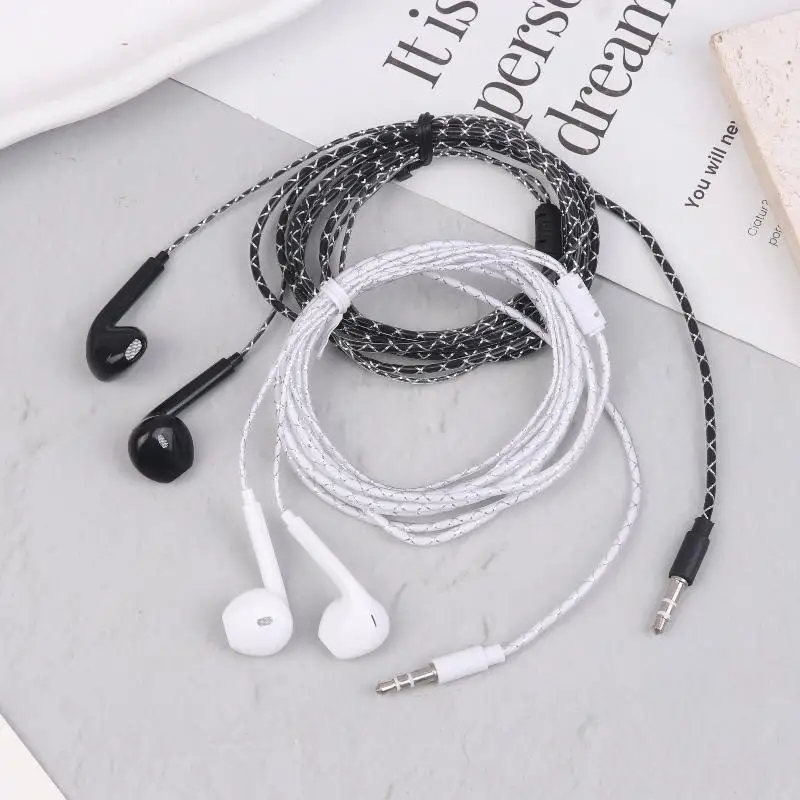 2m Kabellänge Kabelgebundene Ohrhörer In-Ear-Monitor Musik- und Gaming-Ohrhörer Kopfhörer 3,5mm Heavy-Bass-Headset – Detail 3