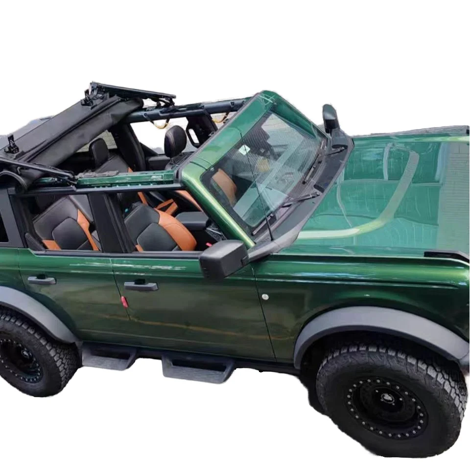 Bronco Two-Row Convertible Soft Top Kit Waterproof Body Part Accessory for Car Ceiling Roof Platform