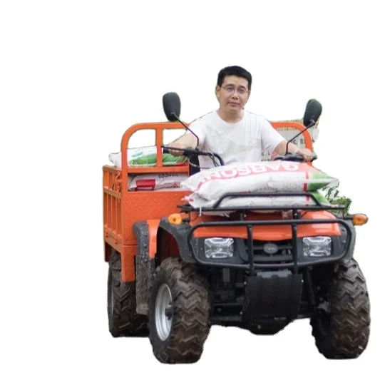 

300cc 1.5m 1.8m Farm ATV with Manual Shaft Drive Trailer 4X4 UTV for Agriculture 250cc Displacement Available for Sale