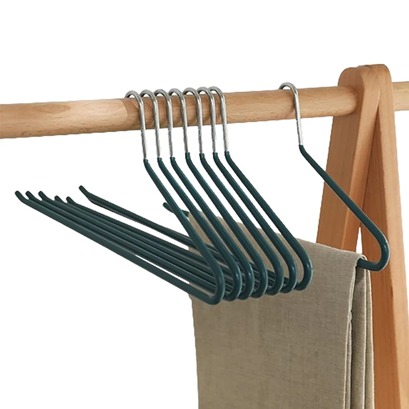 Stainless Steel Pants Hanger Non-slip Pants Rack Household Non-trace Hanging Pants Clip Special Hanger Storage Device