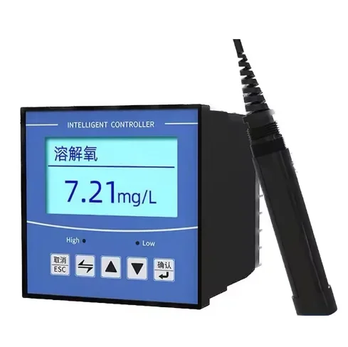 Dissolved Oxygen Controller Industrial Monitor meter DO tester RS485 Modbus 4-20mA Relays output Fish pond