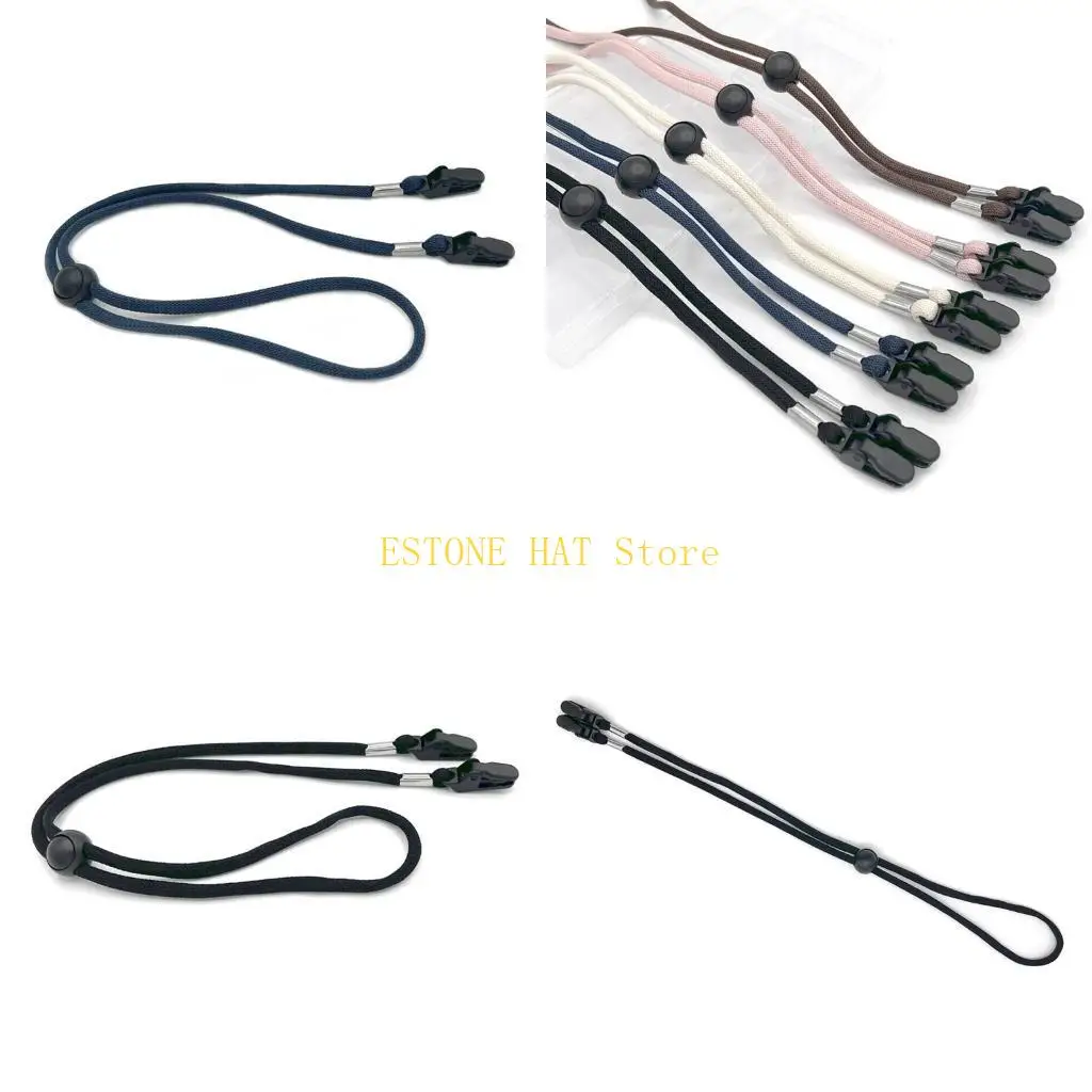 49MF Hat Lanyard on Bag Travel Hat Keeper Clip Anti-Lost Multiple Functional Clip Backpack Luggage Outdoor Travel Accessory
