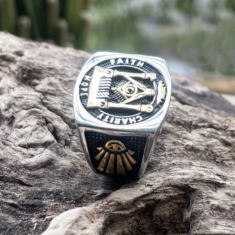 

HQ Punk Rock Titanium Steel Rings for Men Women Cool Hip Hop Street Y2K High Quality Fashion Vintage Ring Jewelry Accessories