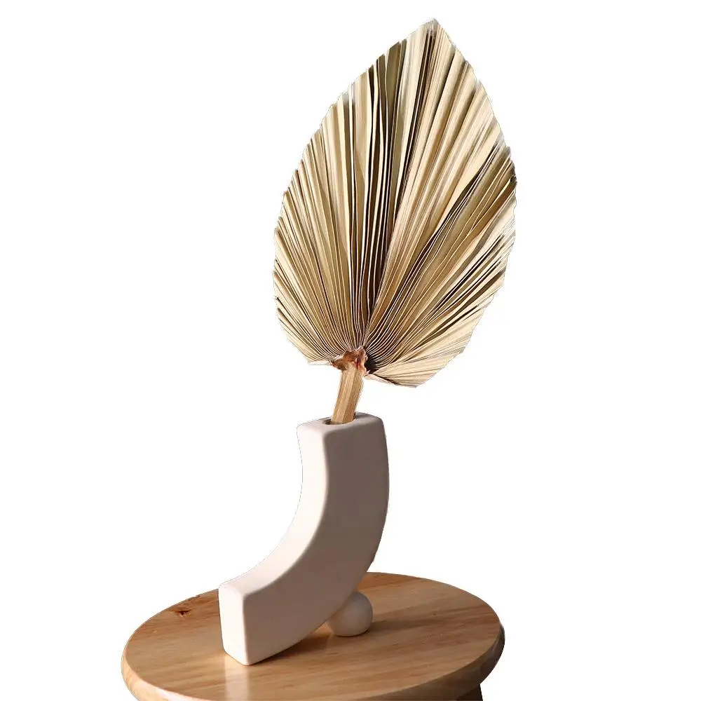 Decoration Wedding Decor Tropical Trimmed Boho Natural Leaves Dried Plant Fan Leaf Palm Spears