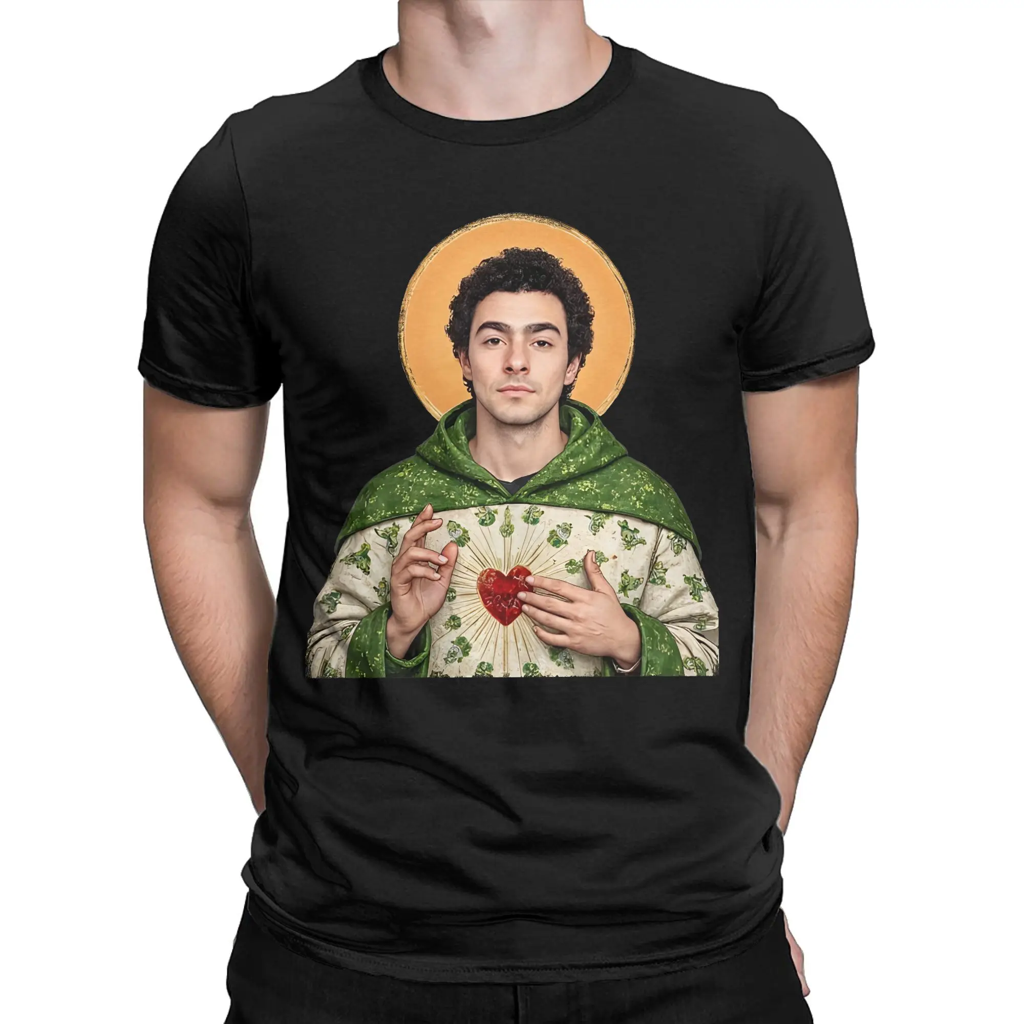 Saint St. Luigis Tshirts Unisex Cotton Top Tee Novelty  Crewneck Short Sleeve