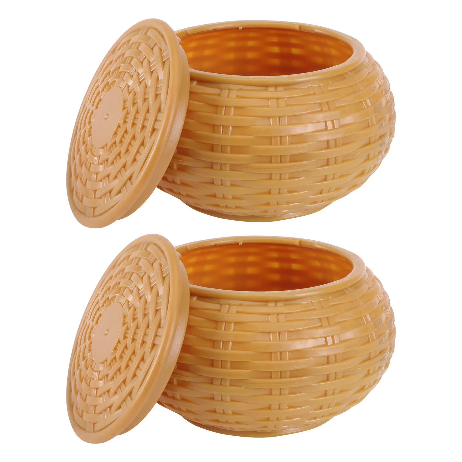 

2Pcs Go Chess Pieces Set Handmade Polished Wood Storage Container Natural Environmentally Friendly Wood Jar Perfect for Game