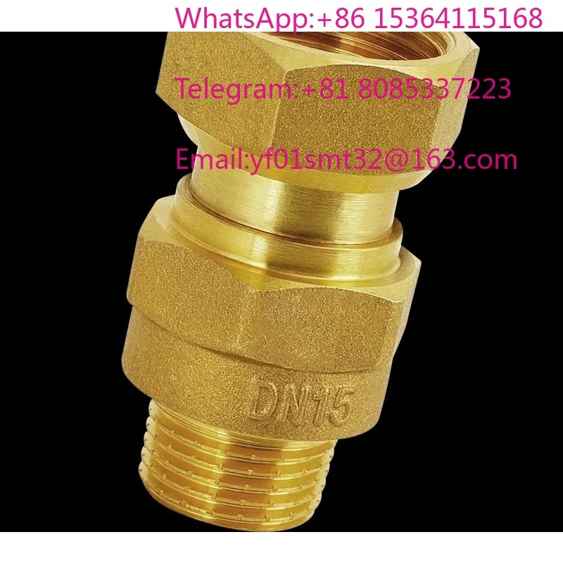 2PCS Household tap water check valve All copper 4/ 6 points water pipe anti-backflow check valve 15mm water meter front check