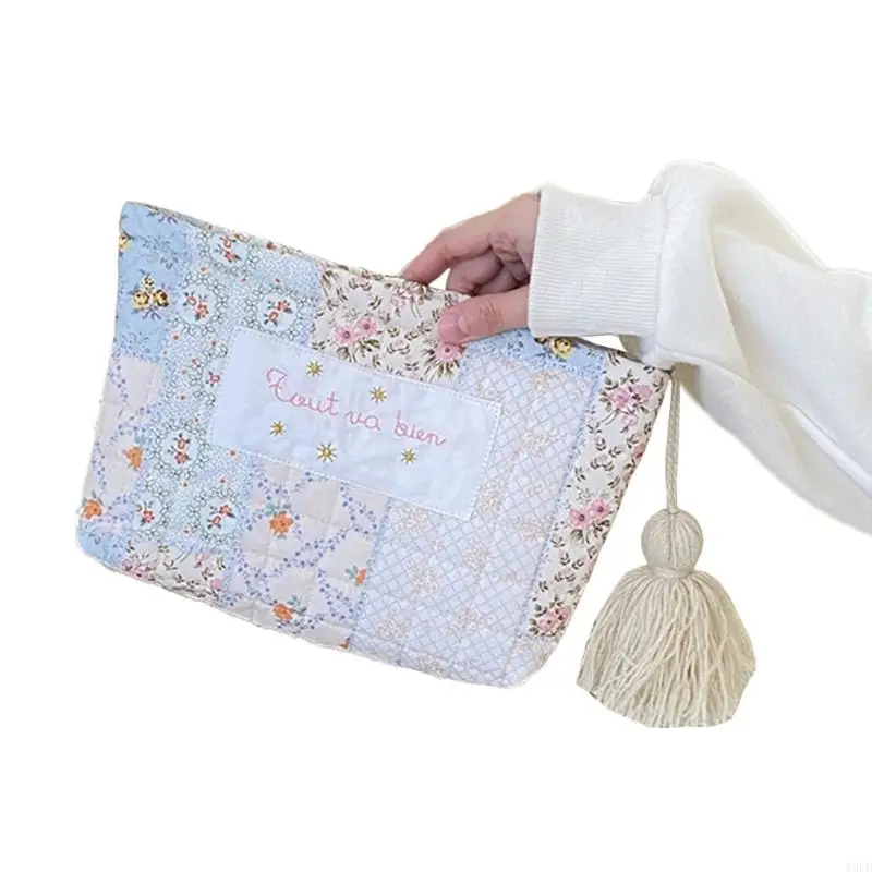 

E8FB Стеганный макияж для макияжа функциональные движения косметические мешочки Организатор для хранения туалий для хранения для