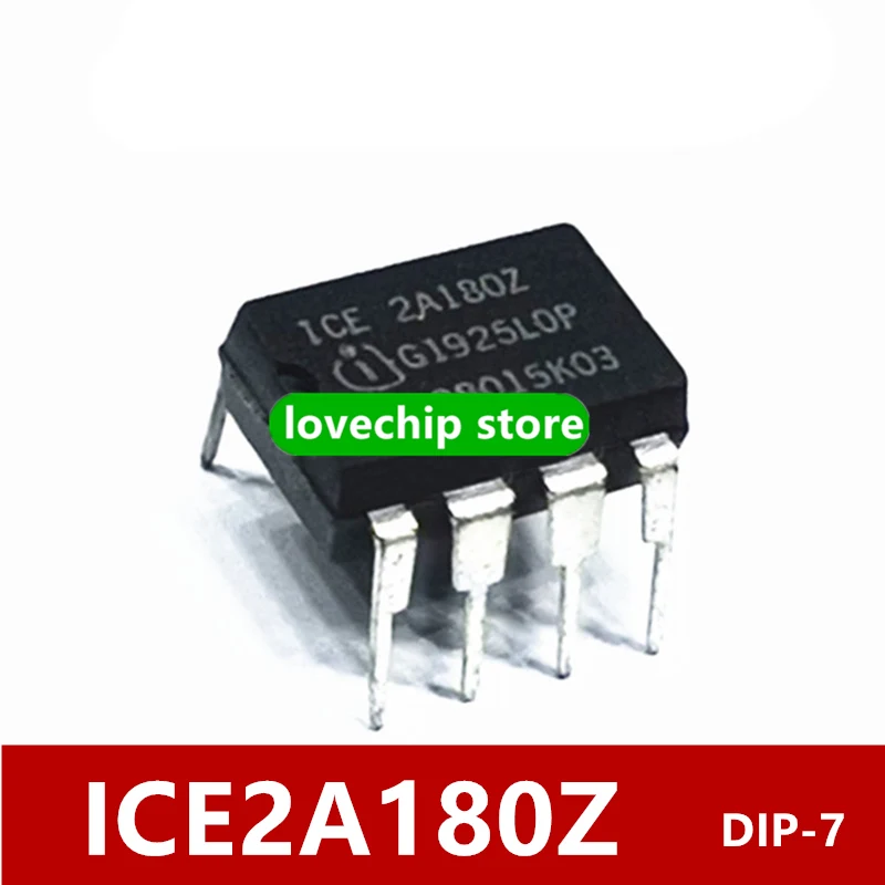 Brand new Original  ICE2A180Z 2A180Z  LCD power management chip  DIP-7  2A180