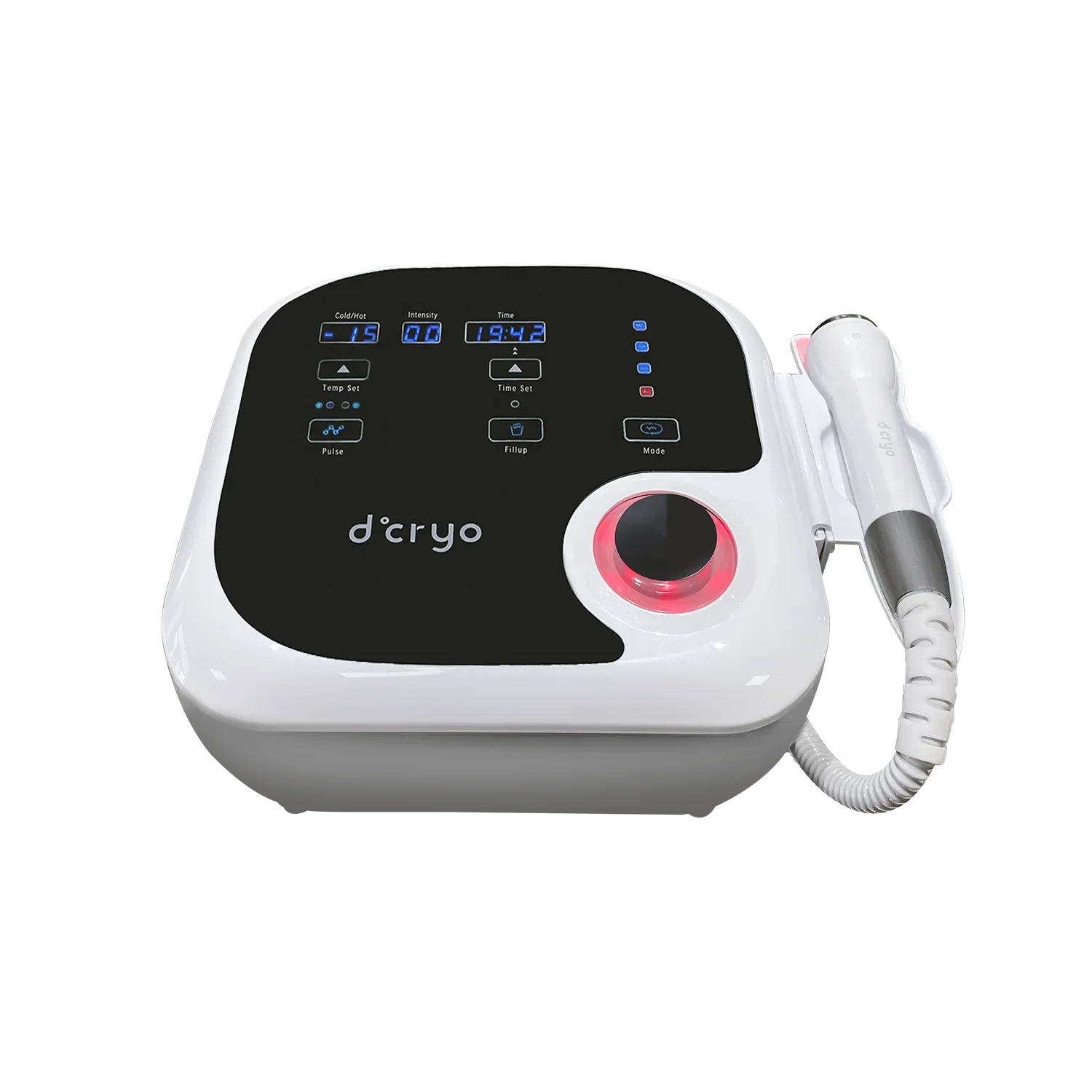 

WEIYI Dcryo D103C косметический аппарат для лица с холодным и горячим прибором и красно-синей фототерапией Новинка Dcool