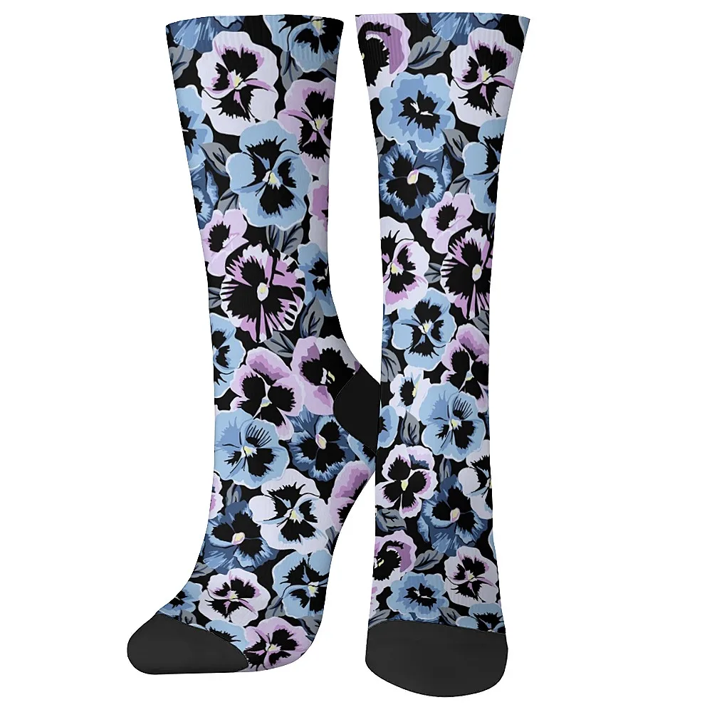 Новинка универсальных носков Kafube с цветочным узором, модный и милый универсальный стиль, дышащий и теплый идеальный подарок