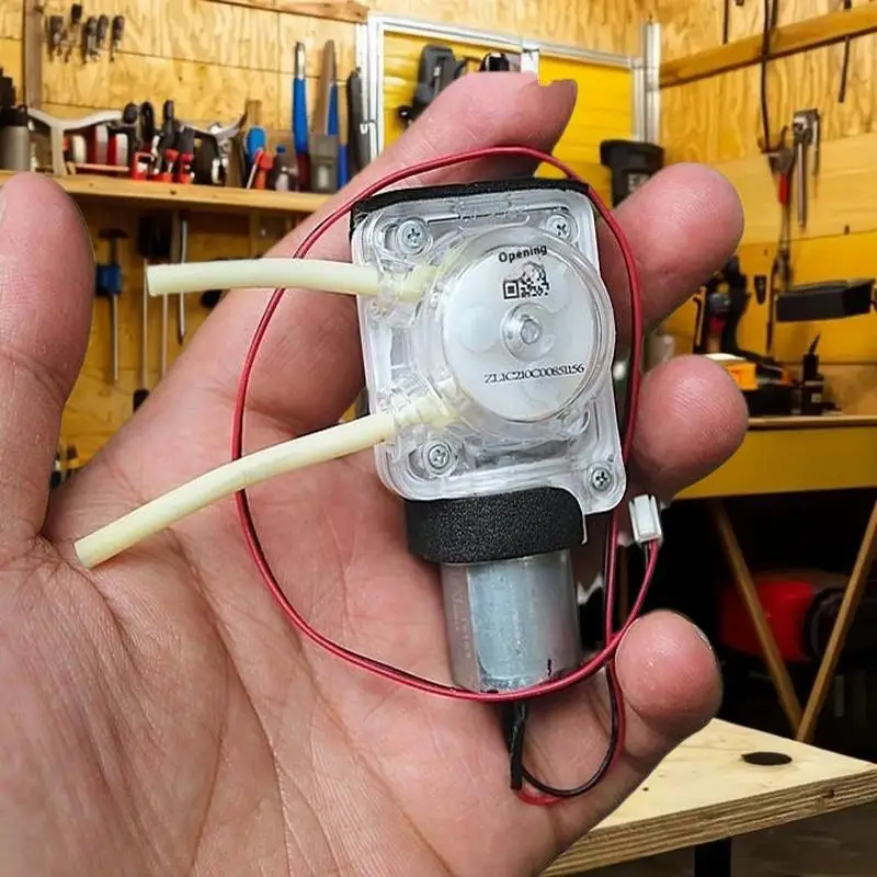Pompe compacte personnelle, 1 pièce, Micro DC 3V 3.7V, auto-amorçante, pompe à eau péristaltique avec Direction de débit variable