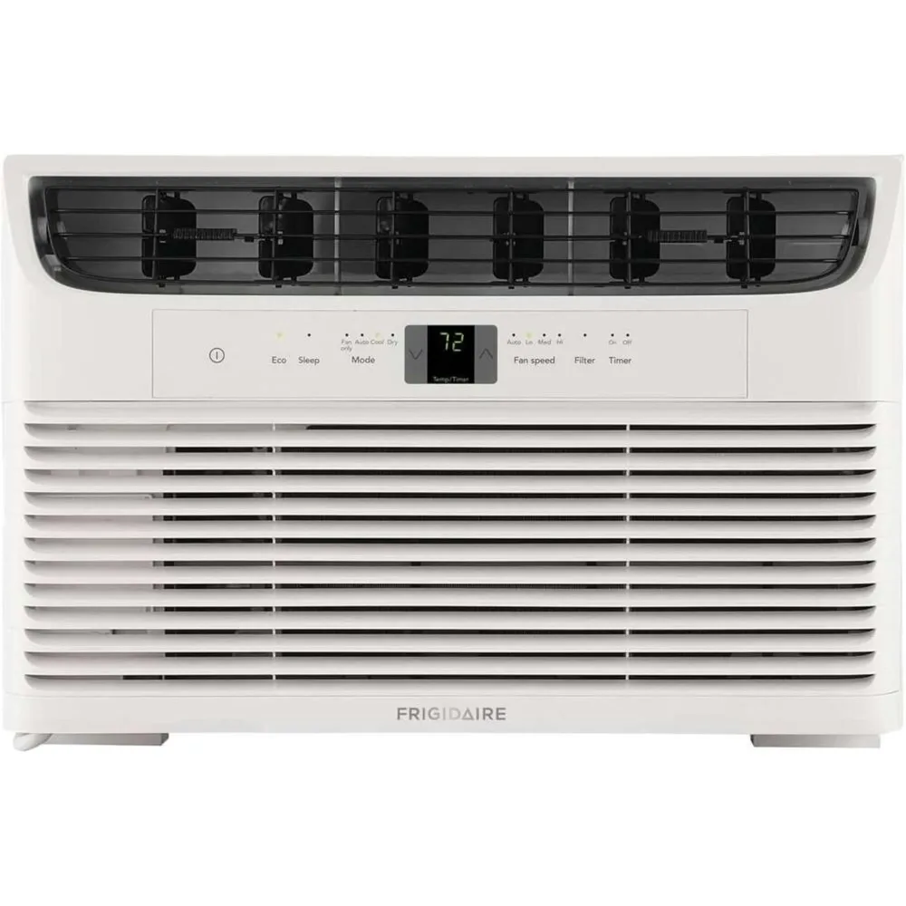 

6,000 BTU Window-Mounted Room Air Conditioner, with Multi-Speed Fan, Sleep Mode, Programmable Timer, in White