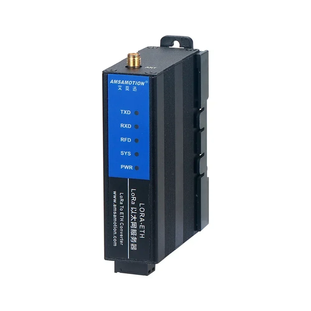 LORA-ETH Port Ethernet Modbus TCP UDP Klien Modul Server Transmisi Transparan 433M RF Transceiver Jarak Jauh IOT