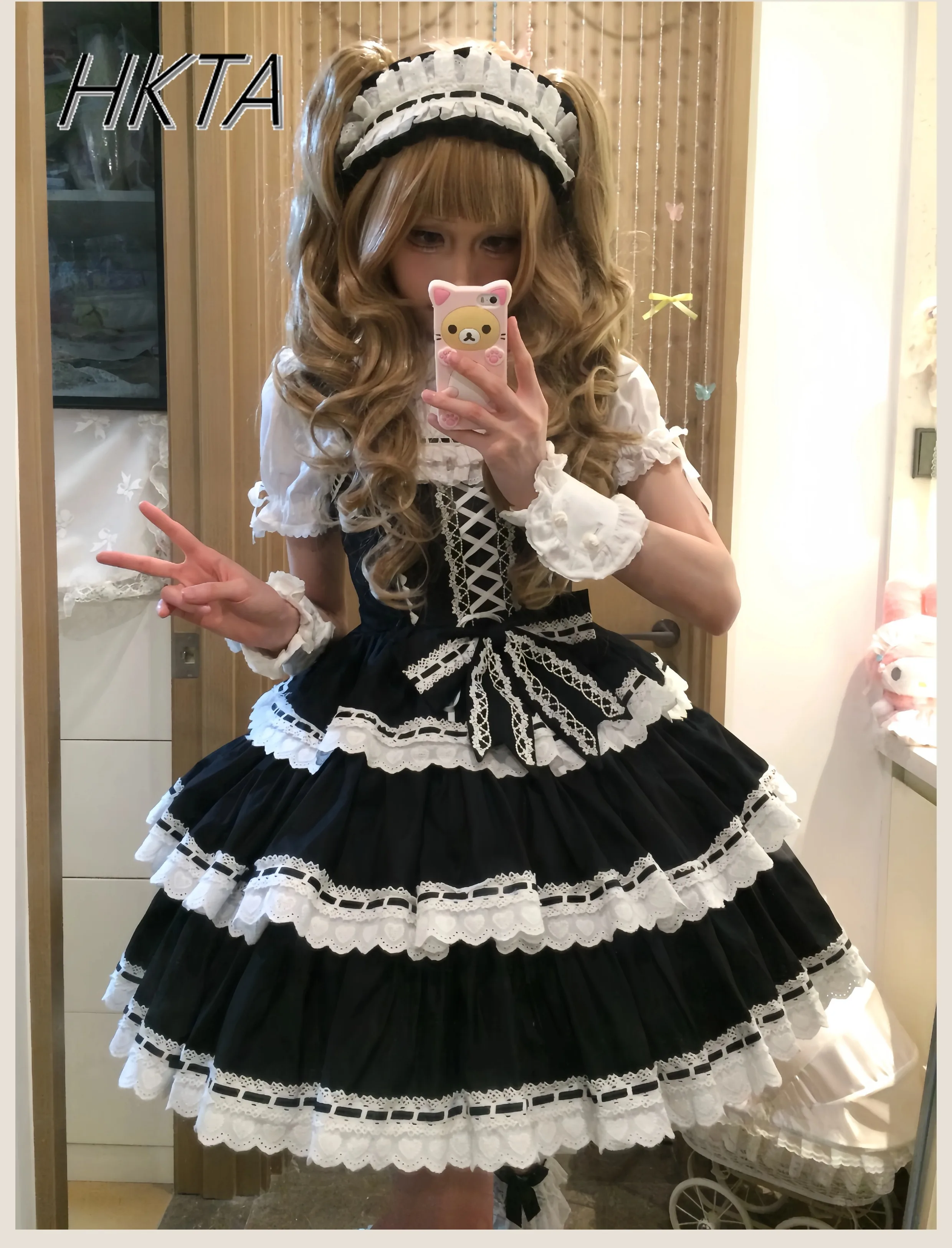 Original Design Lolita Lo Dresses Cute Doll Feeling Lolita Jsk Suspender Dress Summer New Lace Lotus Leaf Design Cake Tutu Dress