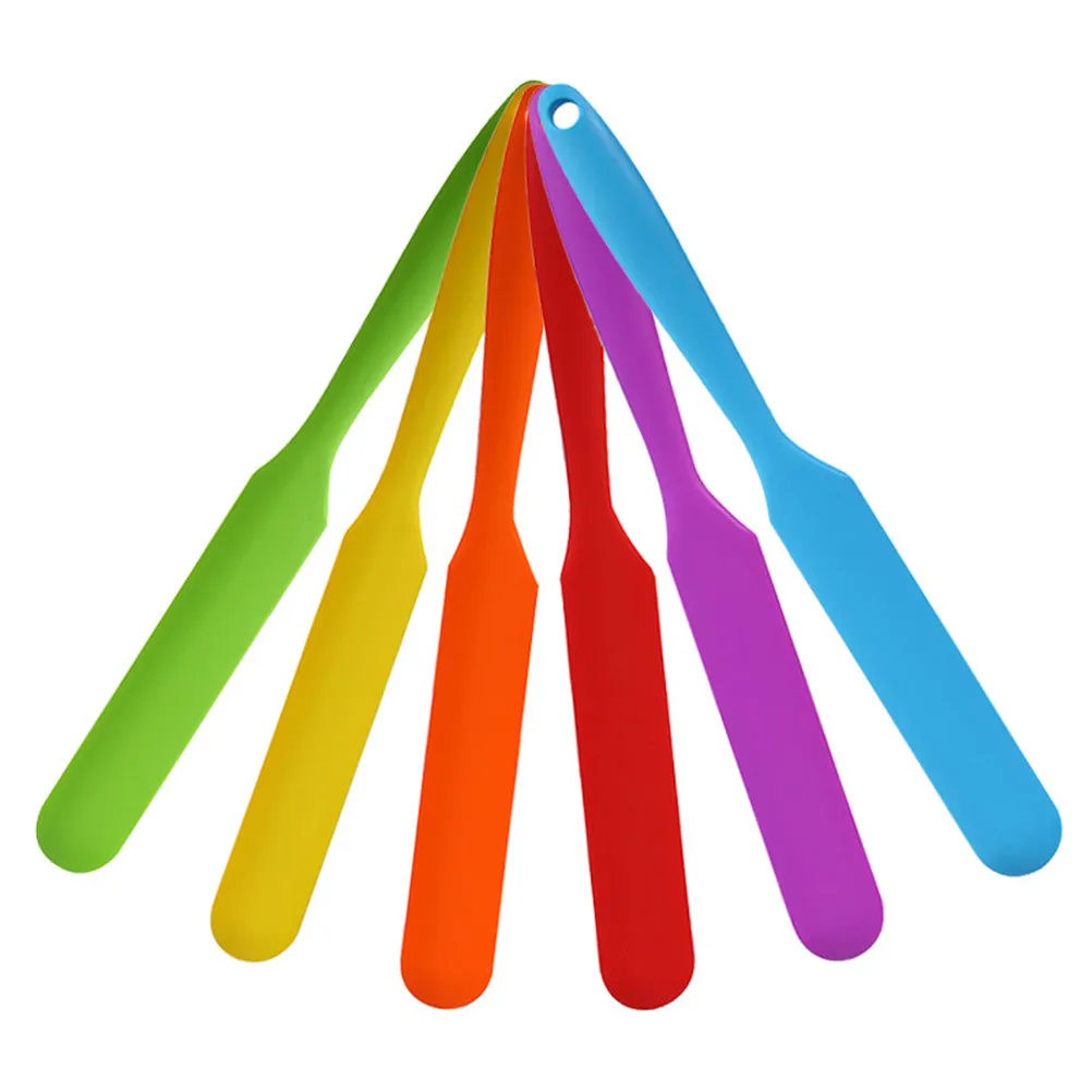 Multifunction Silicone Scraping Plate Hair Dye Brush Green Ergonomic Handle Hair Coloring Tool for Salon Home Oil Treatment