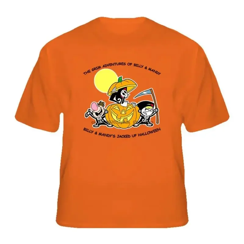 Grim Adventures of Billy Mandy Halloween T Shirt Cotton S 4XL YI389